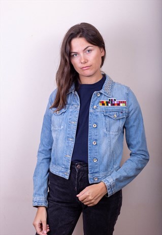 TOMMY HILFIGER PATCH DENIM JACKET