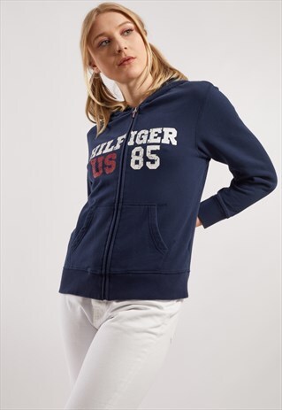VINTAGE TOMMY HILFIGER ZIP-UP HOODIE