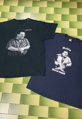 VINTAGE TWO 90S 1996 SEINFELD HELLO NEWMAN T-SHIRT SIZE XL