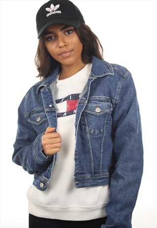 VINTAGE RALPH LAUREN CROPPED DENIM JACKET