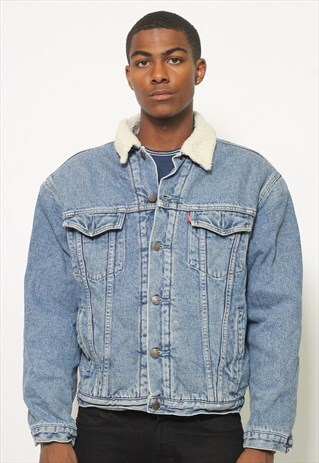VINTAGE LEVIS SHERPA DENIM JACKET