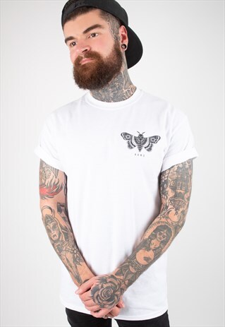 MOTH WHITE T-SHIRT