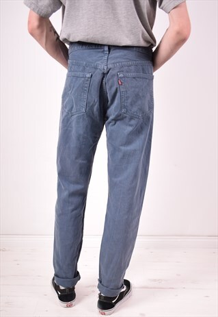 LEVI'S MENS VINTAGE JEANS W36 L34 BLUE 90S