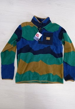 Helly Hansen Maridalen Fleece Top Pullover Green Multi