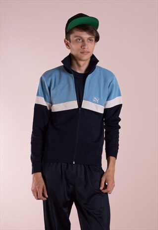 OLD SCHOOL D'N'B ZIP-UP, FUNNEL NECK PUMA TRACKSUIT