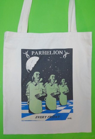 PARHELION , RAVE, FESTIVAL, CANVAS TOTE BAG