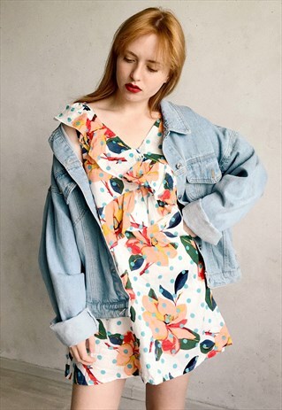 BLOSSOM RUFFLED DRESS