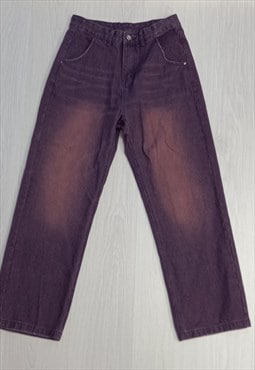 Street Culture Design By Inflation Jeans Purple