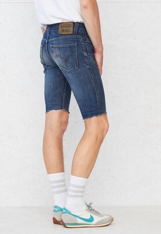 VINTAGE RETRO BLUE LEVI'S 510 FIT DENIM SHORTS