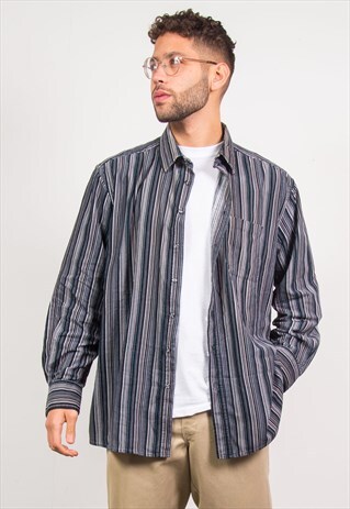 VINTAGE STRIPED CORD SHIRT