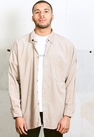VINTAGE 90S CORDUROY SHIRT