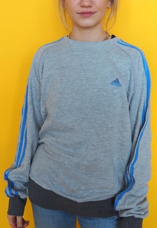 adidas light blue jumper