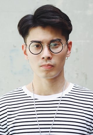 SHALEX ROUND GLASSES - BLACK