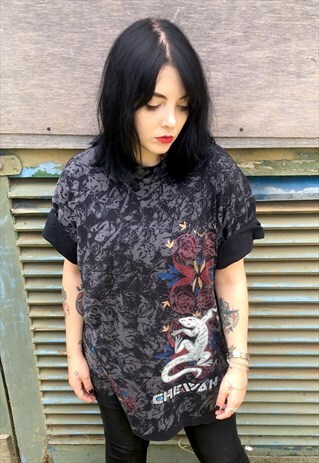 VINTAGE 90'S ALL OVER PRINT T-SHIRT