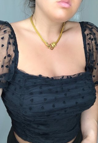 VERSACE INSPIRED GOLD NECKLACE