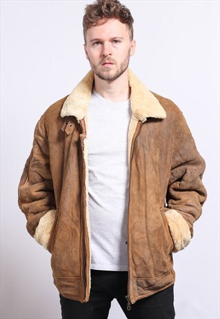 VINTAGE SUEDE AVIATOR JACKET