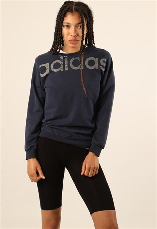 VINTAGE ADIDAS PRINTED SPELLOUT SWEATSHIRT