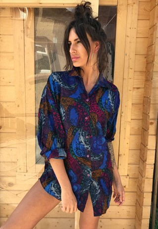 OVERSIZED RETRO 90S 80S VINTAGE UNISEX FESTIVAL SHIRT