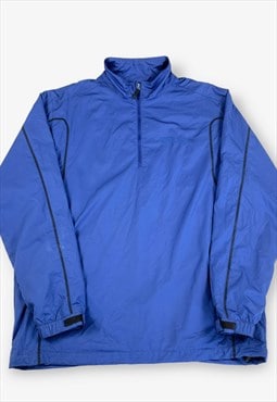 Vintage NIKE Golf 1/4 Zip Up Windbreaker Royal Blue BV17761