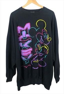 Vintage Disney 90s Mickey Mouse Print Sweatshirt