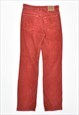 VINTAGE 90'S LEVI'S CORDUROY TROUSERS RED
