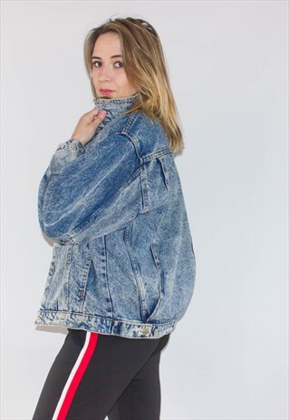 VINTAGE 80'S OVERSIZED DENIM JACKET