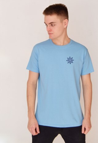 BLUE WHEEL (NAVY) T-SHIRT