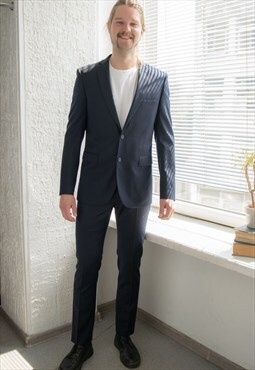 Vintage 80's Navy Suit