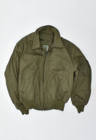 VINTAGE 90'S ALPHA INDUSTRIES MILLITARY JACKET KHAKI