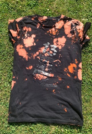 BAAD T-SHIRT BLACK 13 WTF BABYLON REWORK TIE&DYE