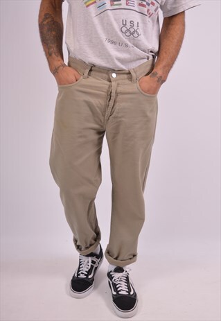 VINTAGE CALVIN KLEIN TROUSERS KHAKI