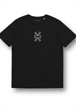 Double mirror logo t-shirt black