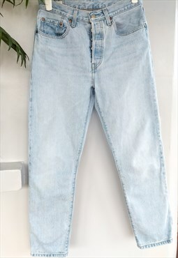 Blue 501 Soft Denim Perfect Fit Girlfriend Levi Jeans