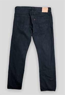 Vintage Levi's 501 Black Jeans Straight Leg W36 L32