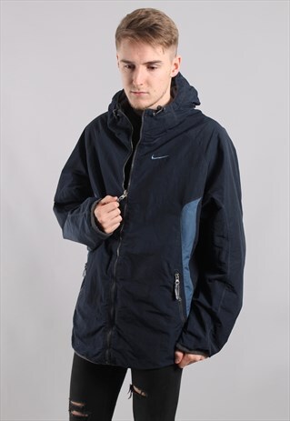 VINTAGE NIKE PADDED PUFFER JACKET COAT SMALL