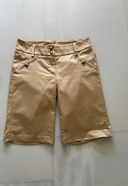 Vintage ARTIGLI Gold Shorts. Size 40. Made in Italy