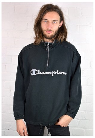 VINTAGE 90'S CHAMPION 1/4 ZIP SWEATSHIRT