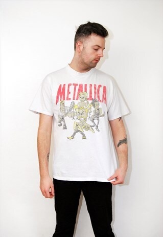 VINTAGE METALLICA T-SHIRT (XL) LOAD 90S METAL TOUR BAND TOP