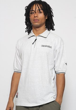 VINTAGE DIADORA 1/4 ZIP TOP