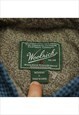 VINTAGE WOOLRICH NAVY CORDUROY SHIRT WOMENS