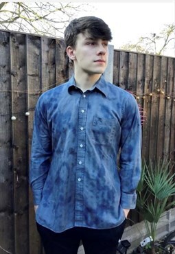 Burberry London overdye tiedye effect Y2K shirt
