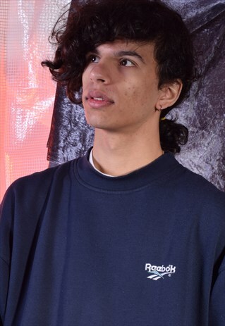 VINTAGE REEBOK NAVY SWEATSHIRT