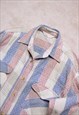 WOMEN'S VINTAGE 90S DOROTHY PERKINS BEIGE CHECK SHIRT