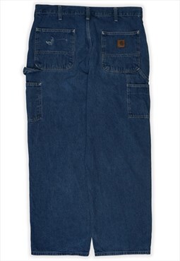 Vintage Carhartt Workwear Blue Carpenter Jeans Womens