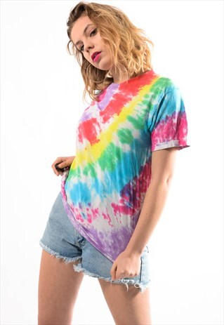 VINTAGE TIE DYE FESTIVAL TEE SHIRT