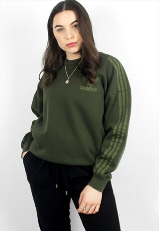90'S RETRO KHAKI OVERSIZED SWEATSHIRT