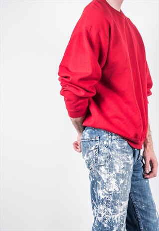 VINTAGE 1990S RED SWEATER