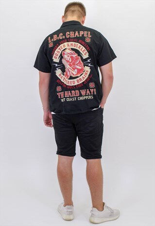 VINTAGE BIKER GRAPHIC SHIRT