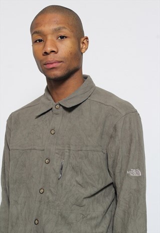 VINTAGE THE NORTH FACE BUTTON UP FLEECE