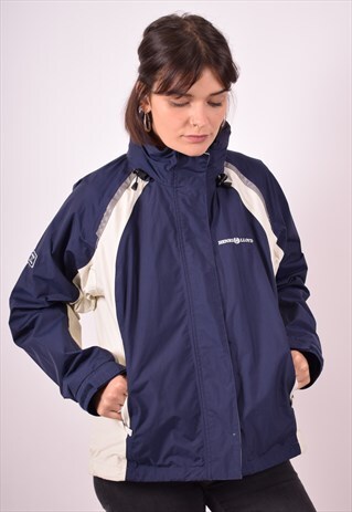 HENRI LLOYD WOMENS VINTAGE WINDBREAKER JACKET MEDIUM BLUE 90